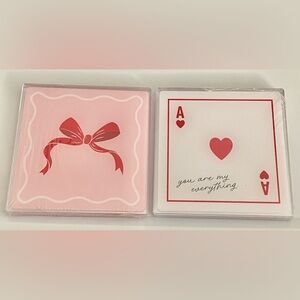 Playing Card ♥️ + Red Bows Coasters from Target